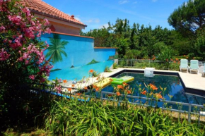2 chambres et salle de bain un oasis de bien être Piscine et jardin Direct Gare Aéroport